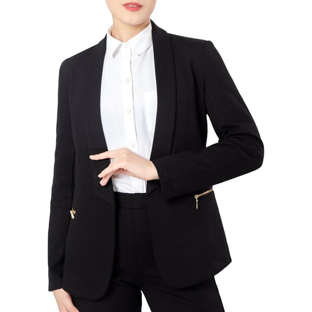 Women's Blazers Blazer Jackets Business Casual Professional Outfit Black 2 - Picture 2 of 6
